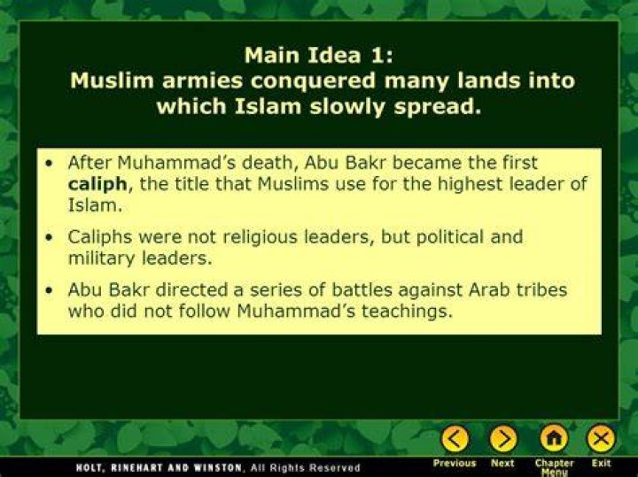 What lands did the Muslim armies conquered